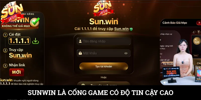 TRANG CHỦ 12 SUNWIN là cổng game có độ tin cậy cao